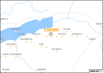 map of Chikoki