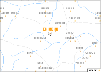 map of Chikoko