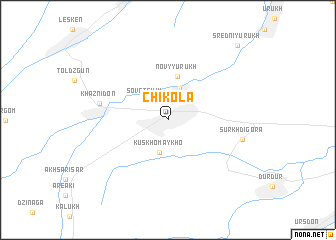 map of Chikola