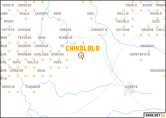 map of Chikolola