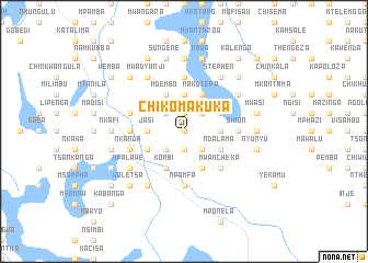 map of Chikomakuka