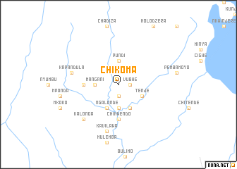 map of Chikoma