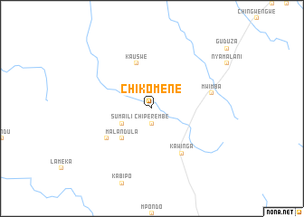 map of Chikomene