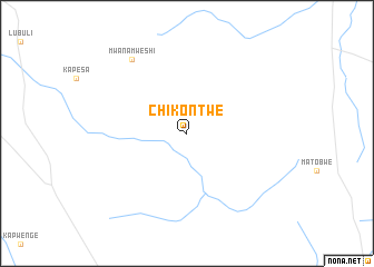 map of Chikontwe