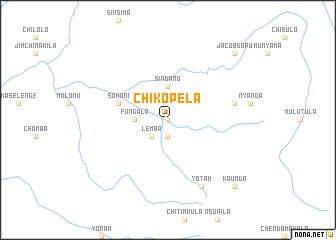 map of Chikopela