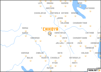 map of Chikoya