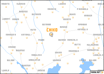 map of Chiko