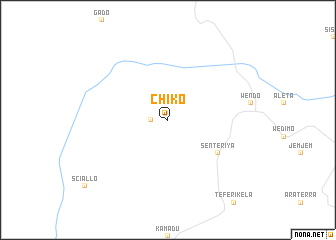 map of Chʼiko
