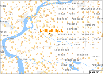 map of Chiksan-gol