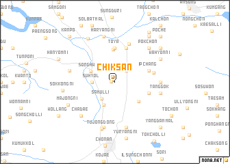 map of Chiksan
