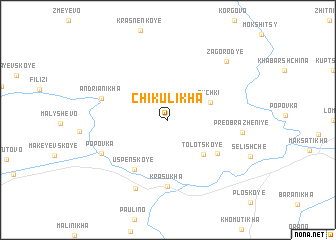 map of Chikulikha