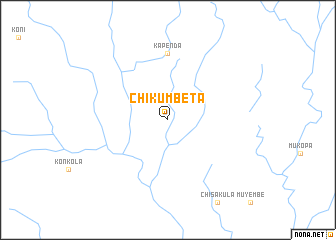 map of Chikumbeta