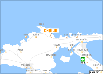 map of Chikumi