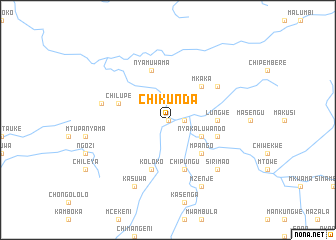 map of Chikunda