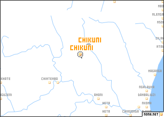 map of Chikuni