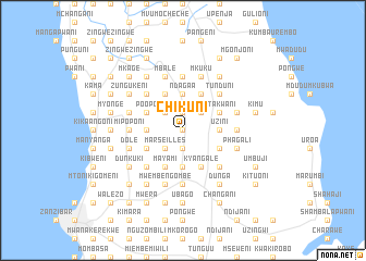 map of Chikuni