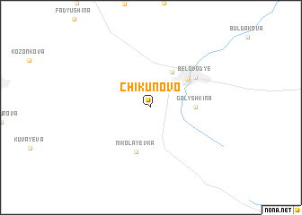 map of Chikunovo
