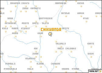 map of Chikwanda