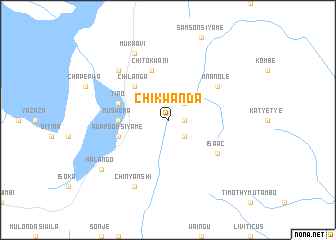 map of Chikwanda