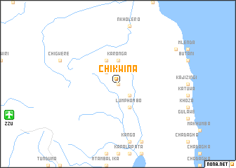 map of Chikwina