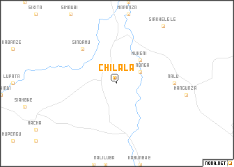map of Chilala