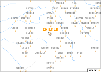 map of Chilala