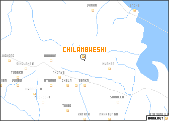 map of Chilambweshi