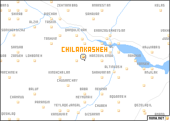 map of Chīlān Kasheh