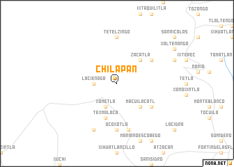 map of Chilapan