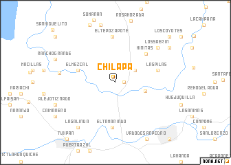 map of Chilapa