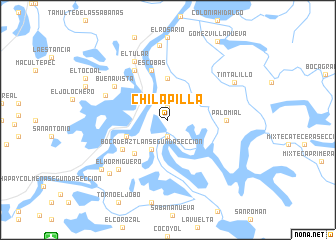 map of Chilapilla