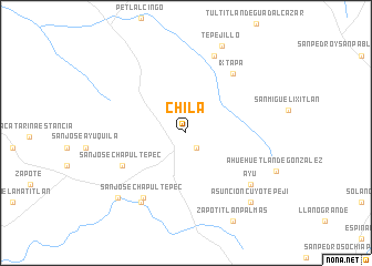 map of Chila