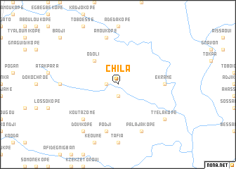 map of Chila