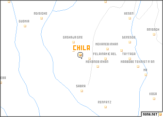 map of Chʼila