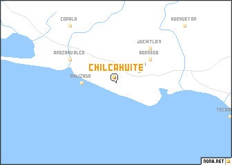 map of Chilcahuite