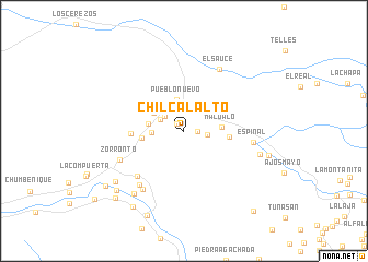 map of Chilcal Alto