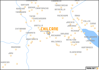 map of Chilcane