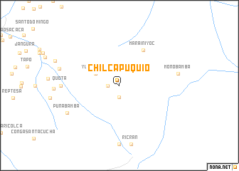 map of Chilcapuquio