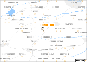 map of Chilcompton