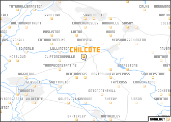 map of Chilcote