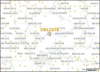 map of Chilcuyo