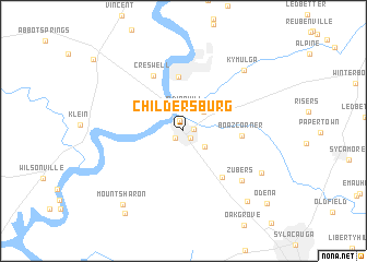 map of Childersburg