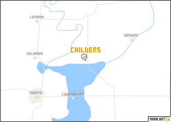 map of Childers