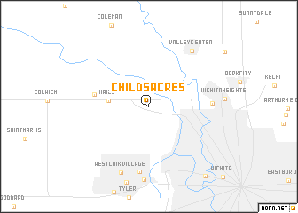 map of Childs Acres