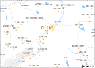 map of Childs