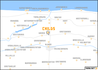 map of Childs