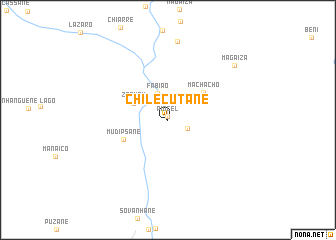 map of Chilécutane