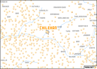 map of Chilehān