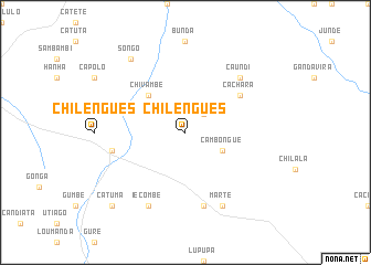 map of Chilengues