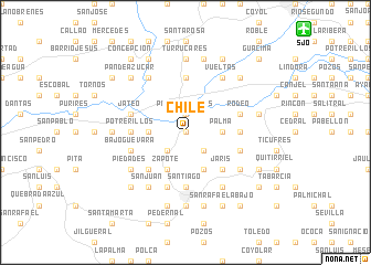 map of Chile